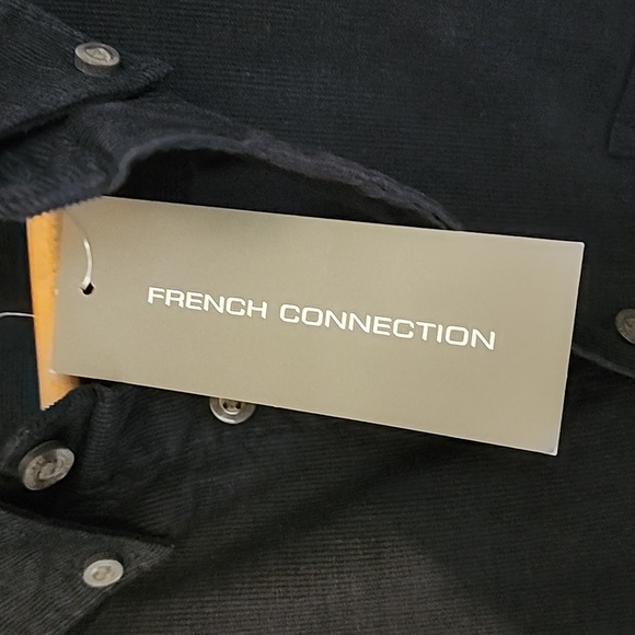 NWT French Connection Medium Lightweight Cord Shirt Awesome - Picture 4 of 8